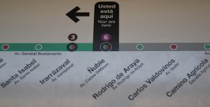 Metro de Santiago informó que estación Ñuble no se encuentra operativa