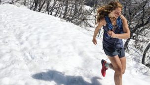 Paula Cofré, la montañista chilena y su experiencia en el snow running