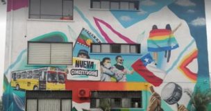 San Bernardo: Contraloría emite sumario por mural que alude a la nueva Constitución en la municipalidad