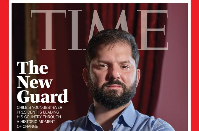 Presidente Boric es portada de la revista TIME: “Presidente millennial es un nuevo tipo de líder de izquierda”