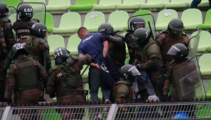 Carabineros detiene a dos personas tras agresión a Martín Parra en el Clásico Universitario