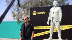 Spotify homenajea a Daddy Yankee con una estatua en Chile