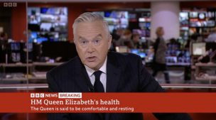 Así interrumpió su programación la BBC para informar estado de salud de la reina Isabel II