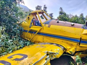 Avioneta se estrella en un fundo de Llay Llay: Piloto resultó con lesiones