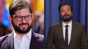 No se lo tomó mal: Así fue la reacción del Presidente Gabriel Boric a broma de Jimmy Fallon