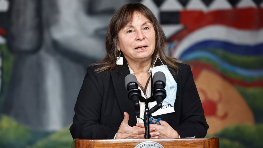 Exministra Jeanette Vega: “En el momento en el cual se produce la llamada, no había ninguna razón para no conversar con Llaitul”