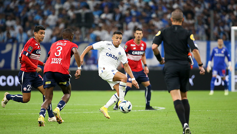 Alexis Sánchez fue determinante en remontada del Olympique de Marsella
