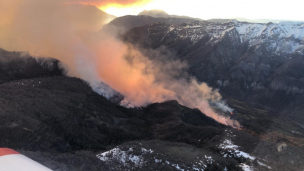 Onemi declara Alerta Roja para la comuna de Molina por incendio forestal