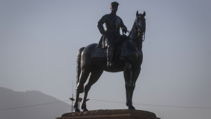 Monumento a general Baquedano fue reinstalado en el Museo Histórico Militar: Estuvo situado 93 años en Plaza Italia