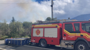 Alerta roja para la comuna de Titil por incendio forestal cercano a sectores habitados