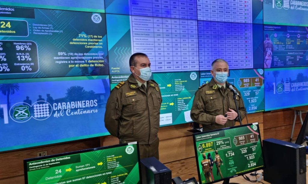Carabineros: Cerca de 400 casos policiales han involucrado vehículos sin patente en este año