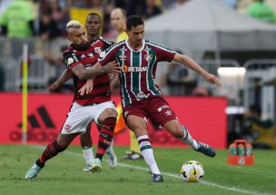 Con Vidal y sin Pulgar: Flamengo cae ante el Fluminense en un clásico con final caliente