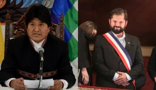 Evo Morales a Gabriel Boric: 