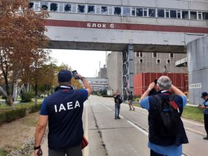 Ucrania: La misión del OIEA llega a la central nuclear de Zaporiyia