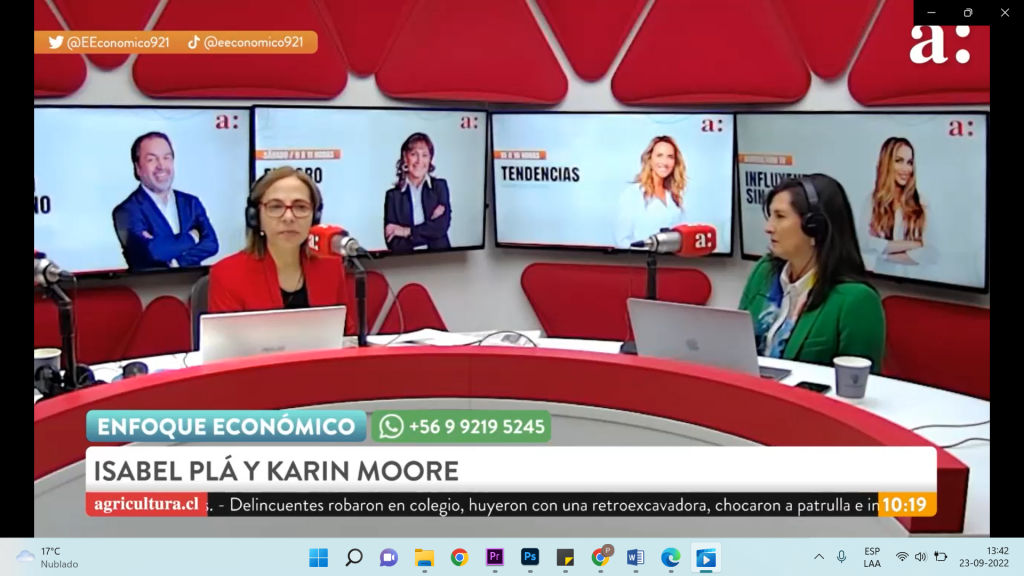 Karin Moore por proceso constituyente: “La ciudadanía espera que simultáneamente se les vaya dando respuesta a sus verdaderas preocupaciones”