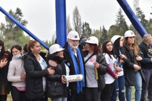 Serán 1.203 viviendas: Ministro Montes puso la primera piedra para el conjunto habitacional 