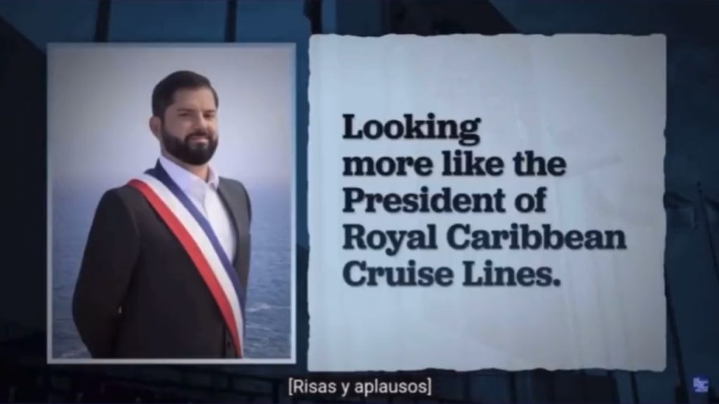 Jimmy Fallon por foto de Gabriel Boric: “Parece presidente de cruceros”