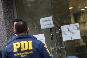 Las Condes: Guardia implicado en robo a banco quedó en prisión preventiva