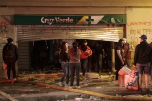 Dos menores de edad fueron detenidos tras saqueos en una farmacia