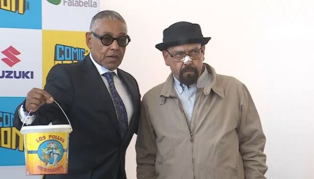 “Walter White chileno” sorprendió a Giancarlo Esposito en Comic Con 2022
