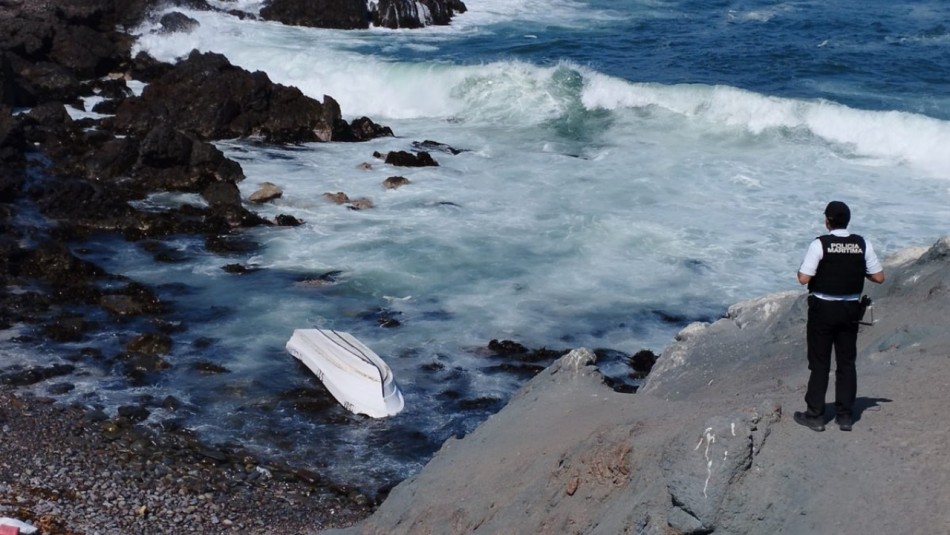 Pescador murió tras volcamiento de embarcación en Iquique