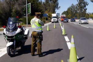 Fin de semana largo: Carabineros informa cuatro fallecidos y 287 lesionados en accidentes de tránsito