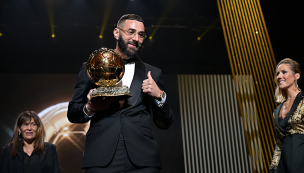 El mejor de todos: Karim Benzema se queda con el Balón de Oro 2022