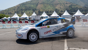 Copec trae a Chile el primer auto eléctrico de rally