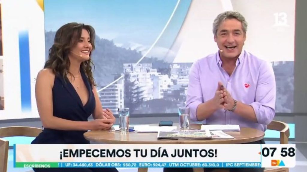“Se pone nervioso”: Los comentarios que dejó el debut de Priscilla Vargas y Repenning en matinal de Canal 13