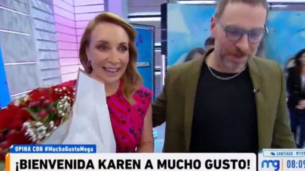 Así fue el especial debut de Karen Doggenweiler en Mega: fue recibida por múltiples rostros de la señal