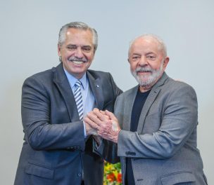 Presidente Alberto Fernández visitó a Lula tras su triunfo en las elecciones en Brasil