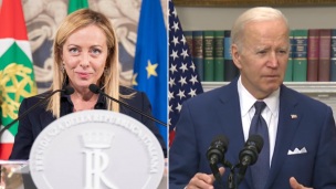 Giorgia Meloni destaca en su primera llamada con Joe Biden su compromiso con la 