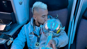 “Ya estás con papá”: el festejo de Arturo Vidal tras conquistar la Copa Libertadores