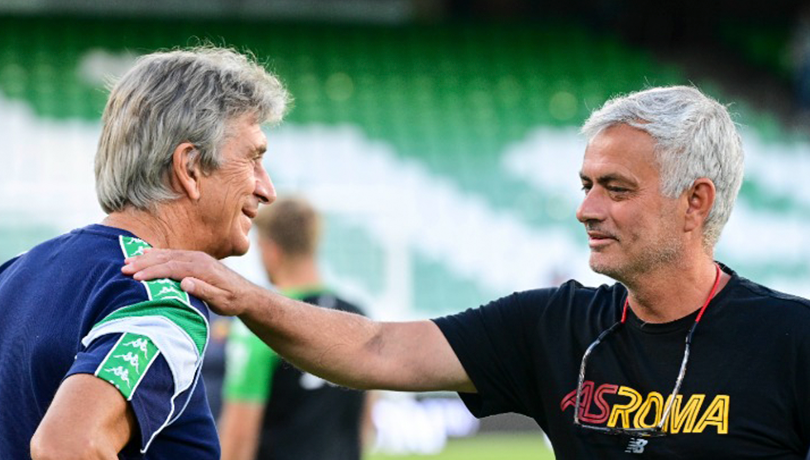 José Mourinho elogia a Manuel Pellegrini: “Betis es un equipo de calidad con un gran entrenador”