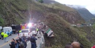 Al menos 20 muertos y 15 heridos tras un accidente de autobús en Colombia