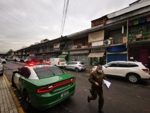 Operativo dejó un muerto y cuatro carabineros heridos en Estación Central