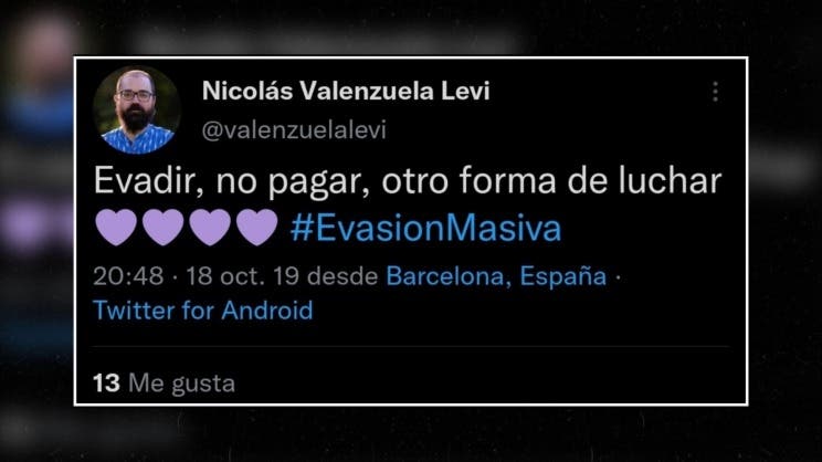 “Evadir, no pagar…”: El polémico tuit del nuevo director de Metro que llamaba a saltar los torniquetes en 2019