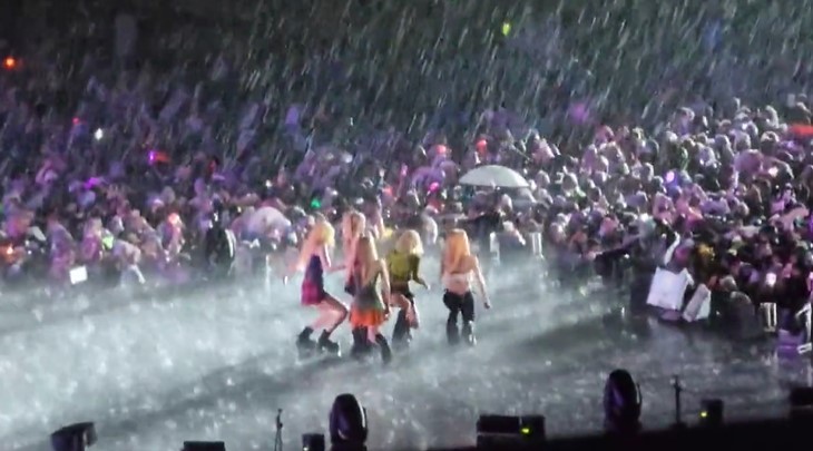 Lluvias y granizos obligaron a suspender el festival Music Bank en el Estadio Monumental