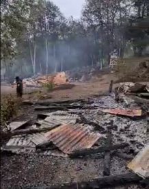 Ataque incendiario en Parque Nacional Nahuelbuta: Sujetos golpean a guardaparques y queman sus casas