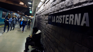 Metro informa que estación La Cisterna de Línea 2 se encuentra cerrada