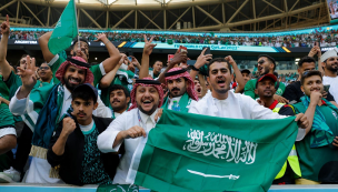 El alocado festejo en Arabia Saudita tras la victoria sobre Argentina