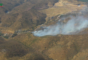 Onemi declara Alerta Roja en Talagante por incendio forestal