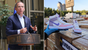 Presentarán proyecto para que zapatillas falsificadas y decomisadas en Meiggs sean entregadas a hogares de niños y ancianos