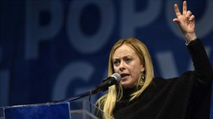 Italia: Giorgia Meloni califica de 