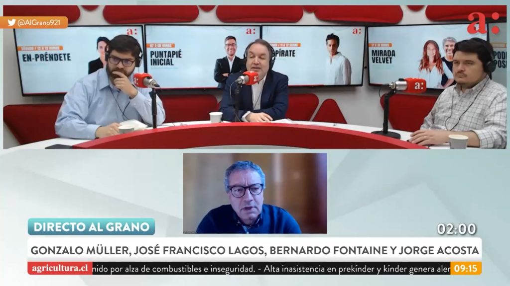 Bernardo Fontaine por aprobación de Pdte. Boric: “Hay una contradicción que tiene paralizado al Gobierno”