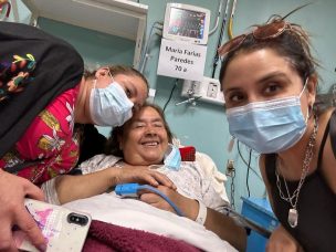 Pamela Leiva pasó la Navidad en el hospital debido a complicaciones de salud de su madre