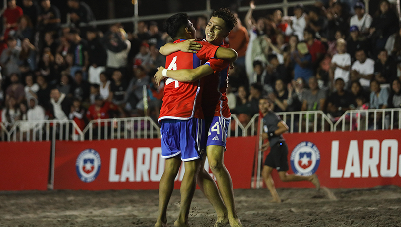 Chile debutó con un triunfo en la Copa Cono Sur de fútbol playa