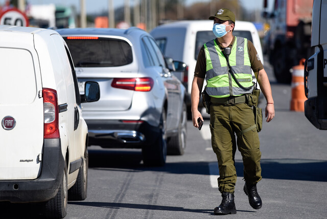Ruta 5 Sur está cortada en ambos lados por accidente a la altura de Rosario