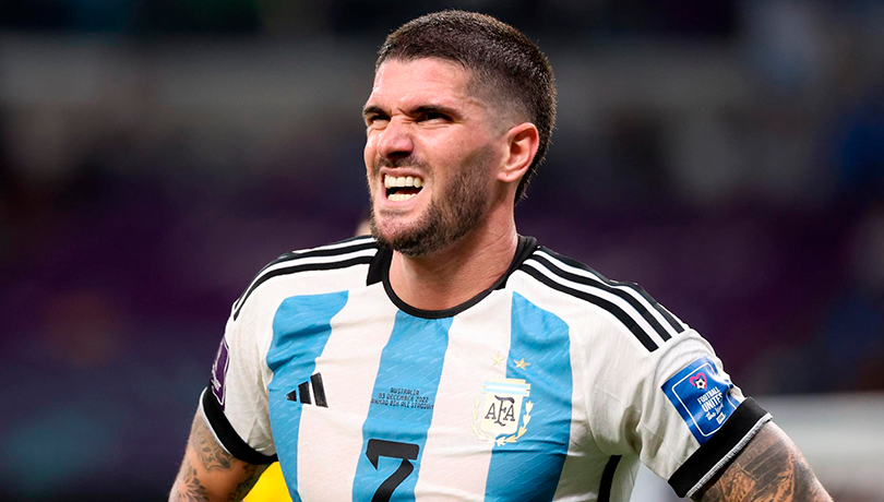 Preocupación en Argentina: Rodrigo De Paul es duda para el duelo ante Países Bajos