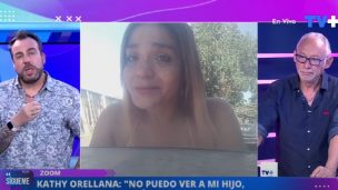 Katherine Orellana relató que no ha visto a su hijo hace 7 meses: 